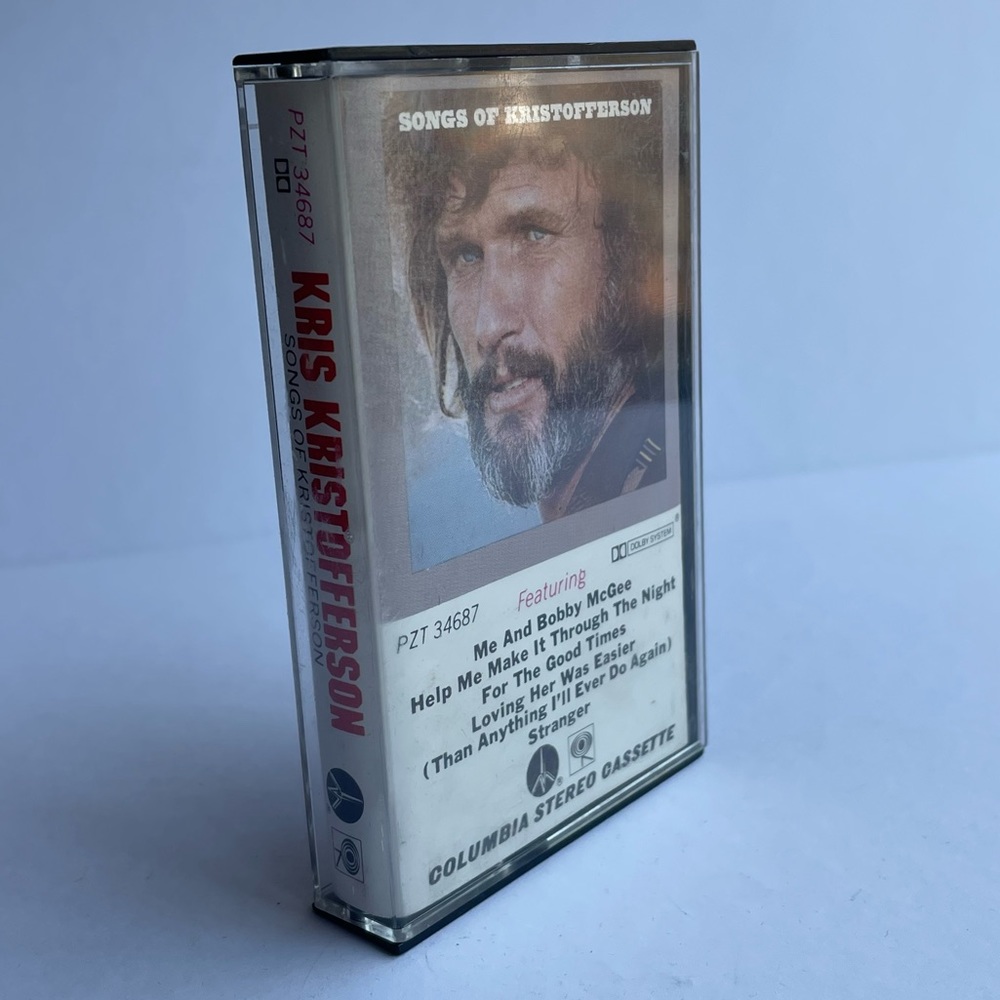 Songs of Krisstofferson by Kris Kristofferson (Cassette 1977 Columbia)
